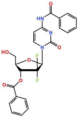 MC080085 N4,O-3'-Dibenzoyl-2',2'-difluoro-2-deoxycytidine